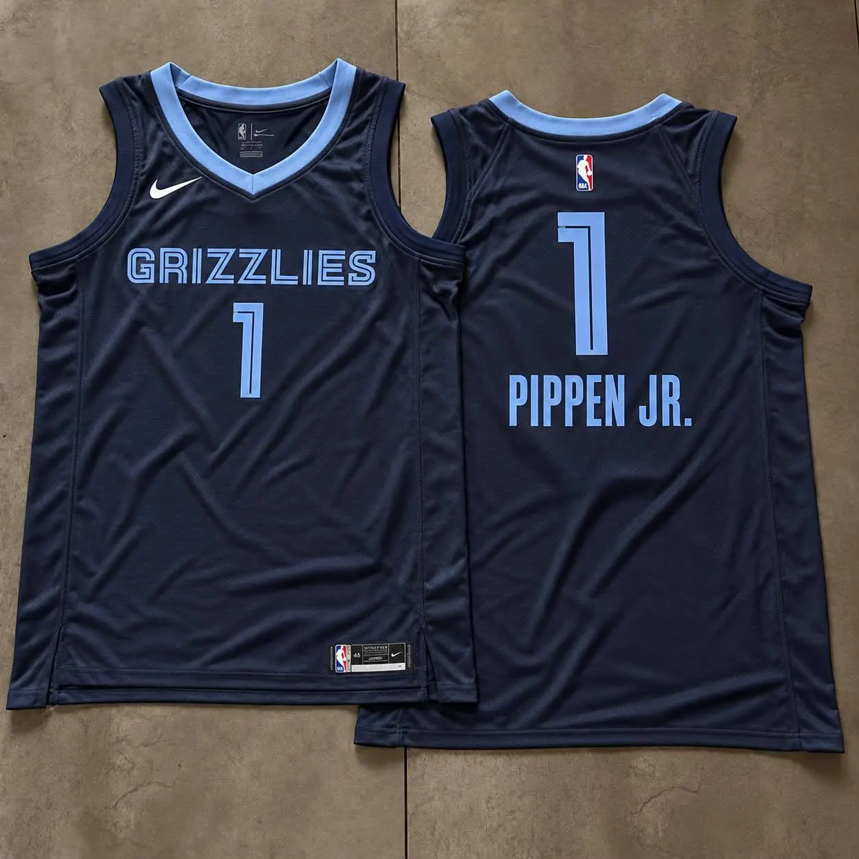 Memphis Grizzlies Scotty Pippen Jr. Navy Jersey