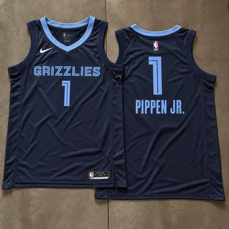 Memphis Grizzlies Scotty Pippen Jr. Navy Jersey
