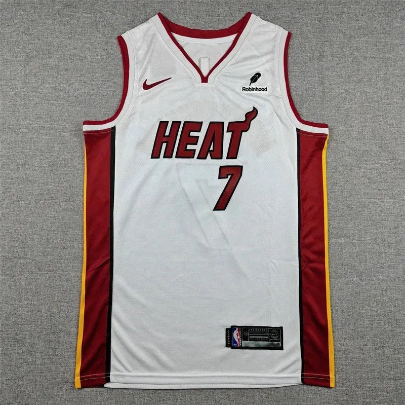 MIAMI HEAT GIANNIS ANTETOKOUNMPO WHITE JERSEY
