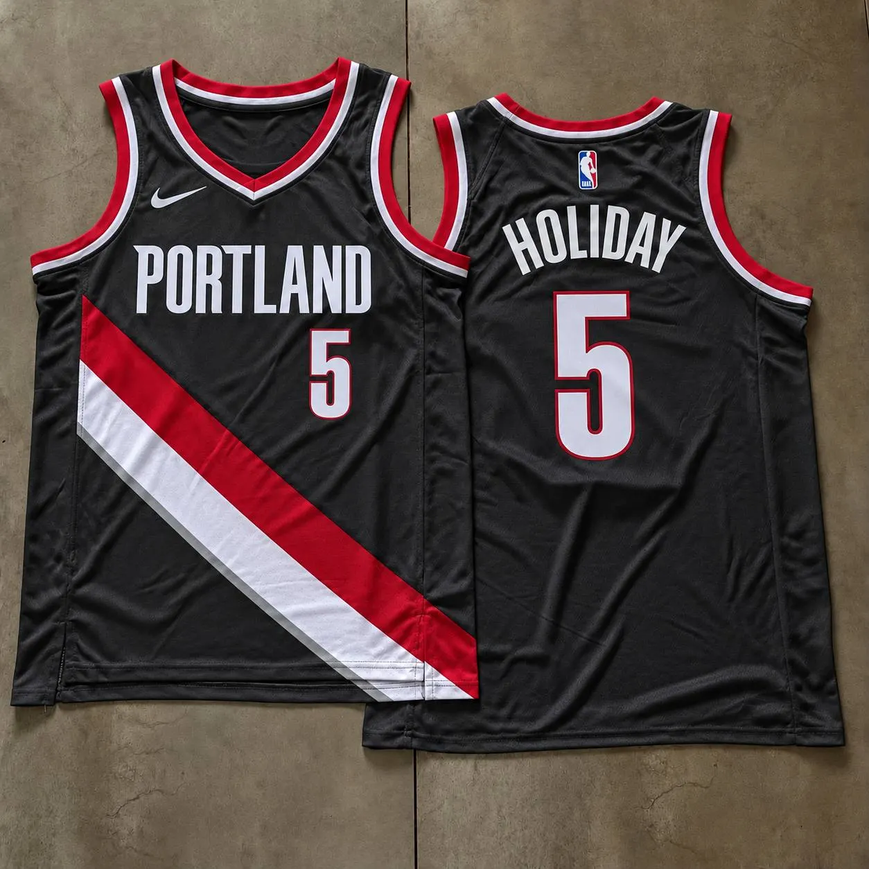 Portland Trail Blazers Jrue Holiday Black Jersey