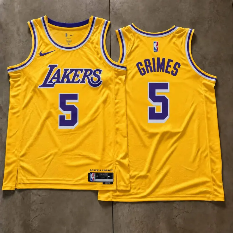 Los Angeles Lakers Quentin Grimes Gold Jersey