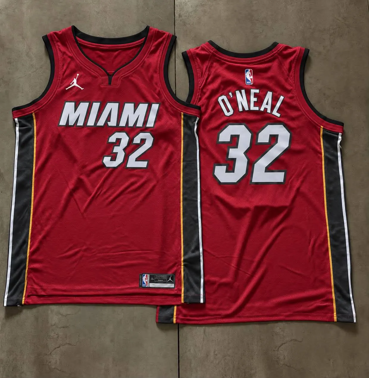Miami Heat Shaquille O'Neal Red Jersey