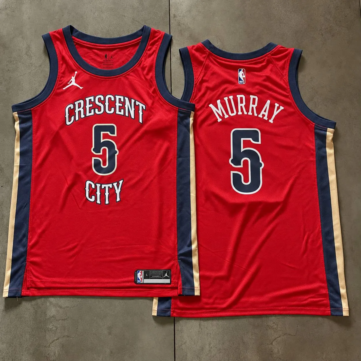 New Orleans Pelicans Dejounte Murray Red Jersey
