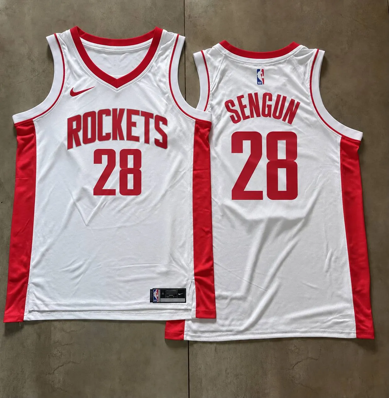 Houston Rockets Alperen Sengun White Jersey