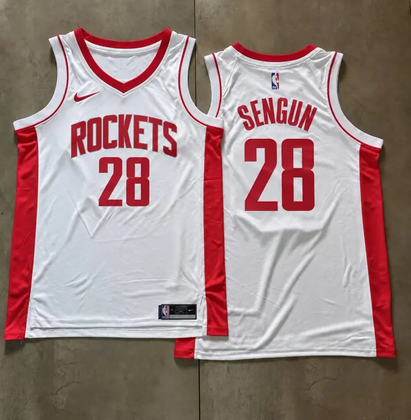 Houston Rockets Alperen Sengun White Jersey
