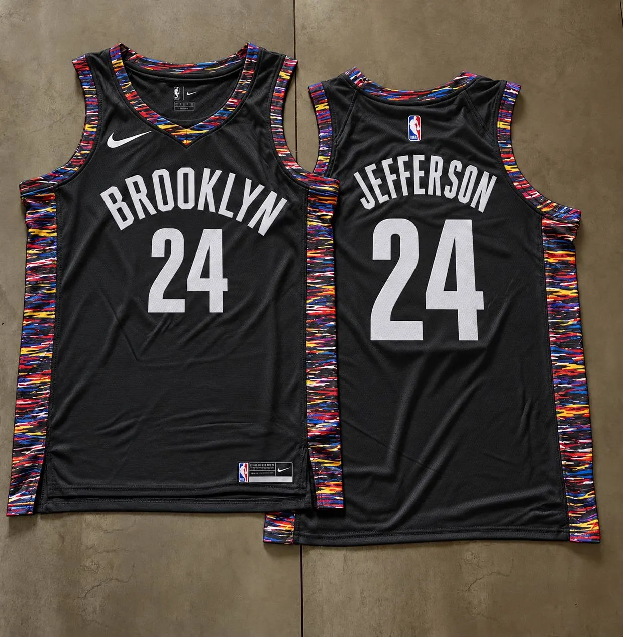 Black and Multicolor
