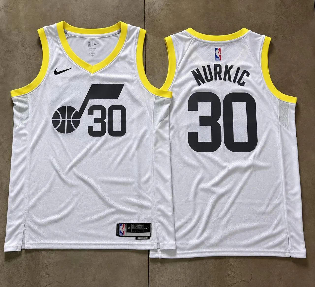 Utah Jazz Jusuf Nurkic White Jersey