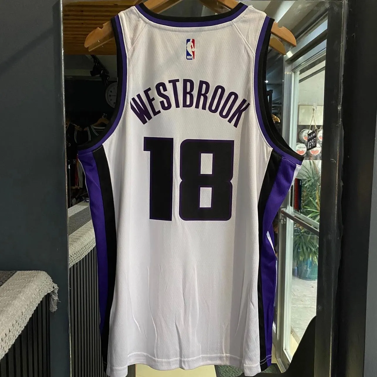 SACRAMENTO KINGS RUSSELL WESTBROOK WHITE JERSEY