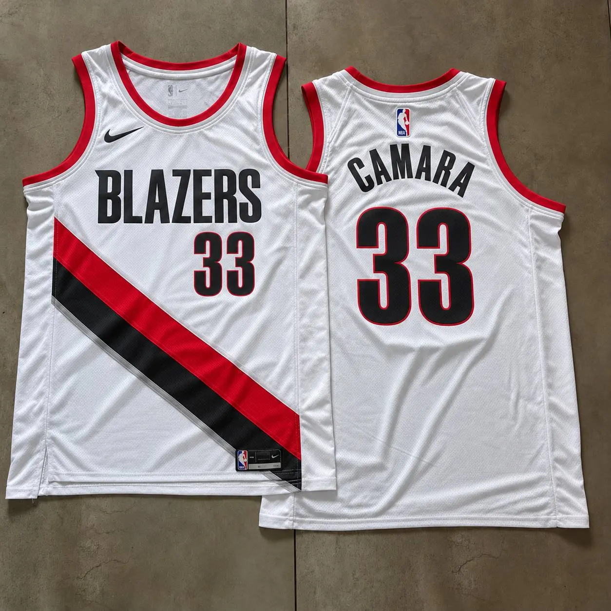 Portland Trail Blazers Toumani Camara White Jersey