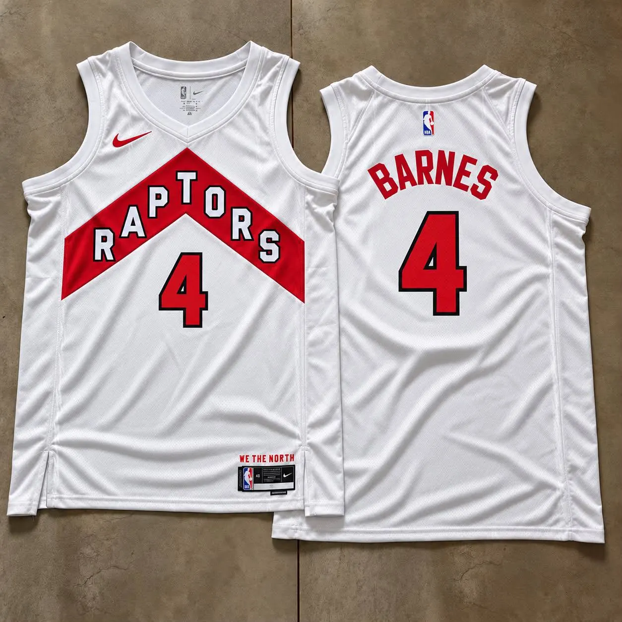 Toronto Raptors Scottie Barnes White Jersey