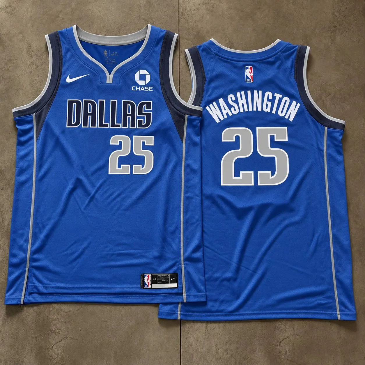 Dallas Mavericks P.J. Washington Royal Blue Jersey