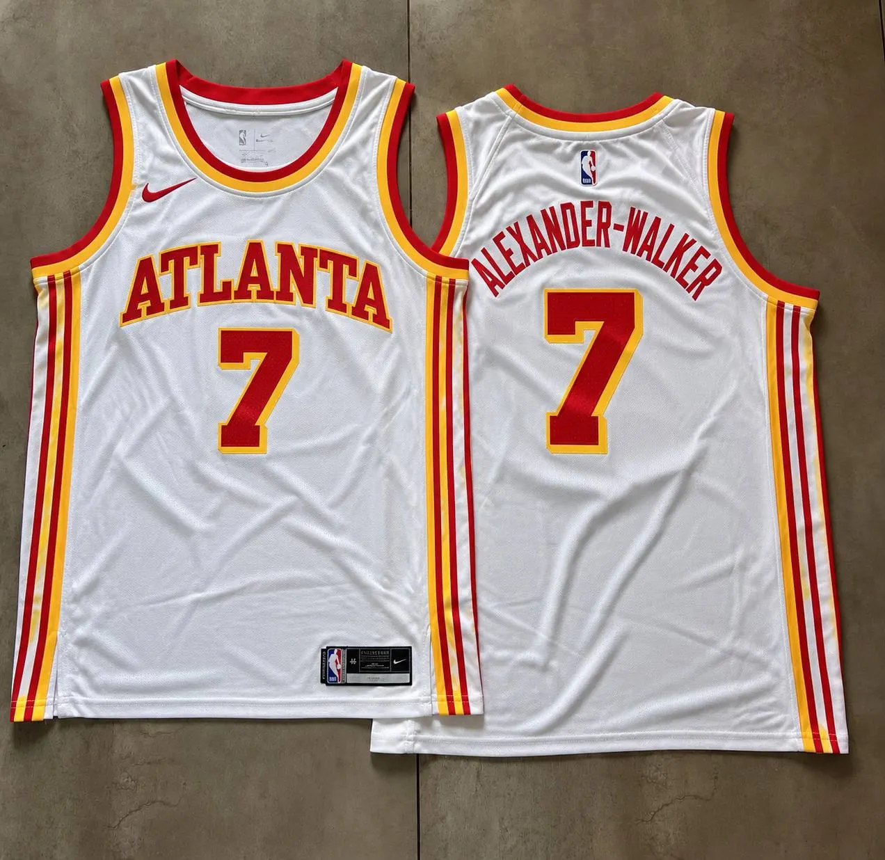 Atlanta Hawks Nickeil Alexander Walker White Jersey