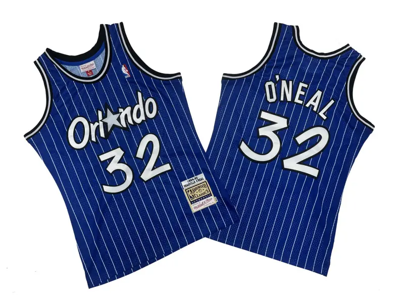 ORLANDO MAGIC SHAQUILLE O’NEAL BLUE VINTAGE JERSEY