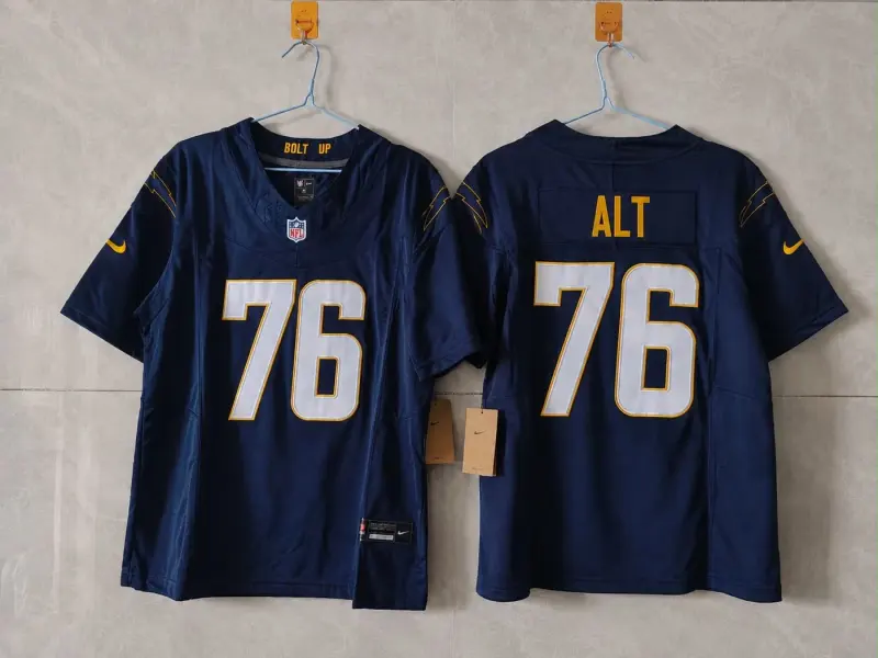 LOS ANGELES CHARGERS JOE ALT DARK BLUE JERSEY