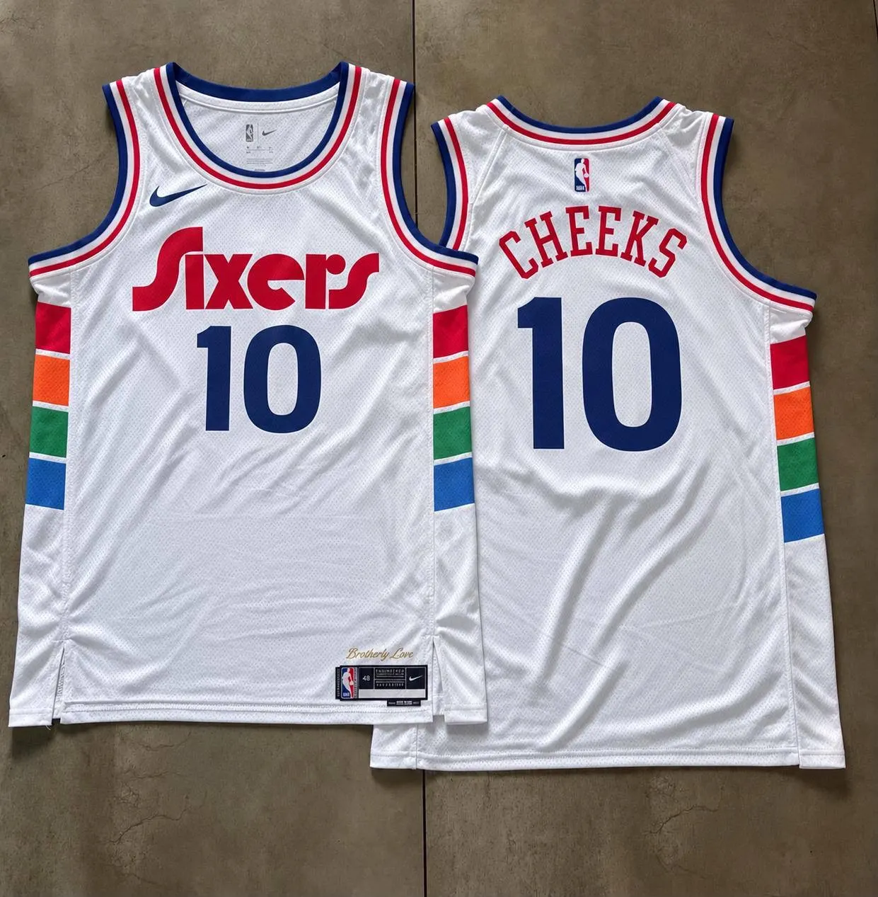 White and Multicolor