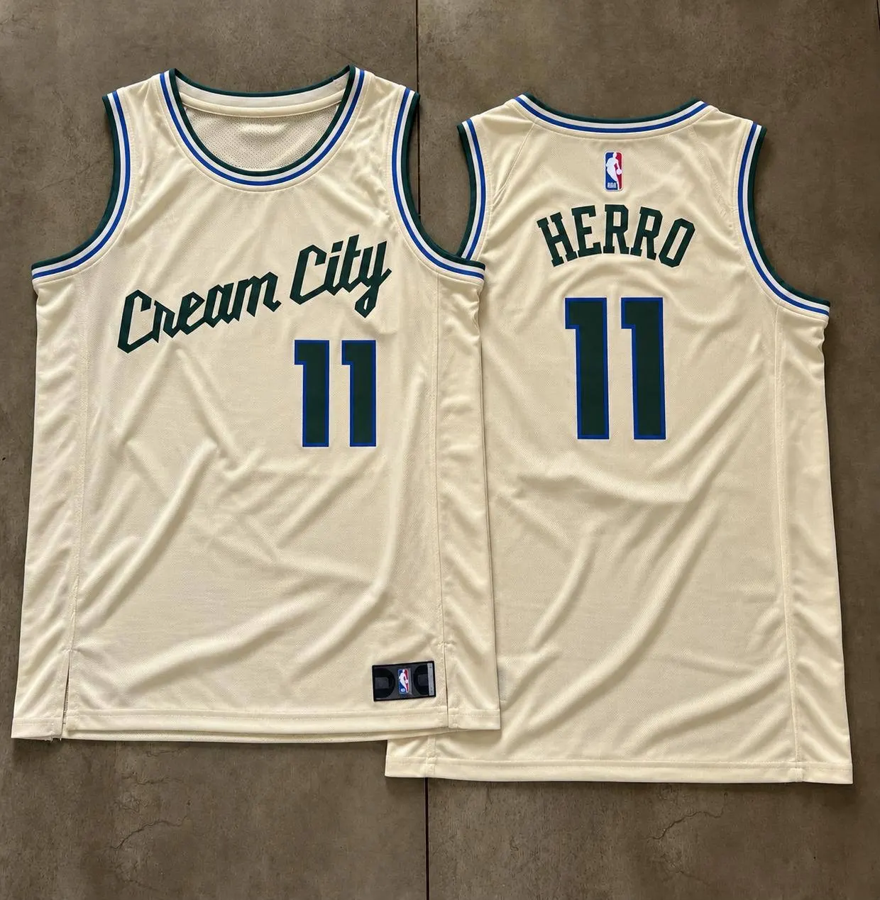 Cream and Green
