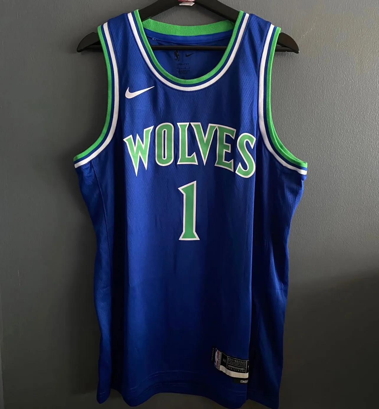 MINNESOTA TIMBERWOLVES LAMELO BALL BLUE JERSEY