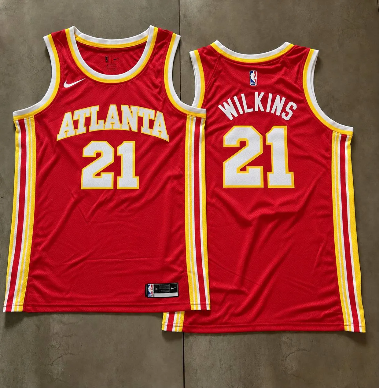 Atlanta Hawks Dominique Wilkins Red Jersey