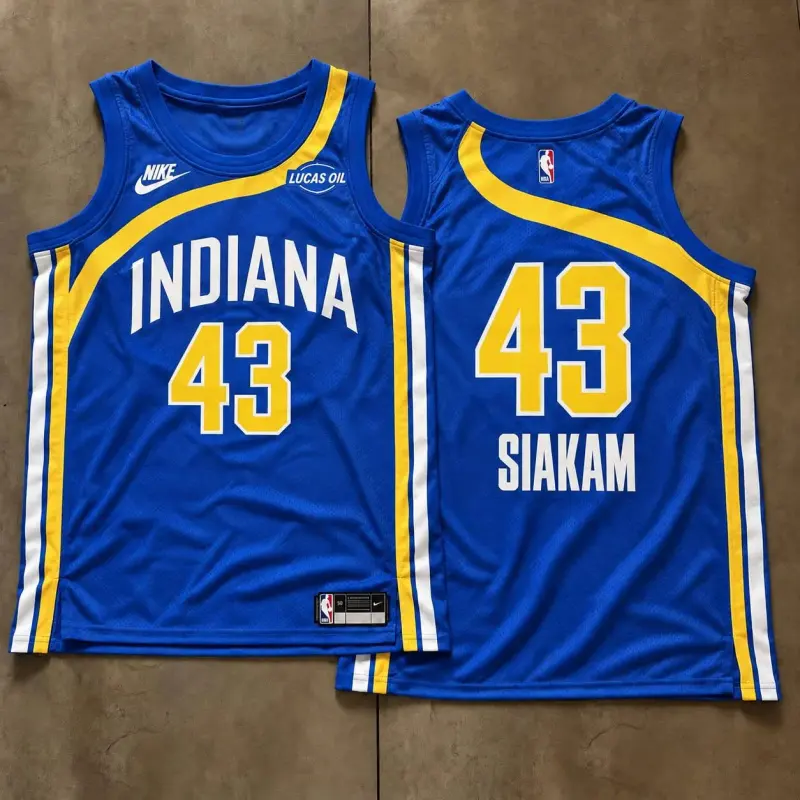 Indiana Pacers Pascal Siakam Royal Blue Jersey