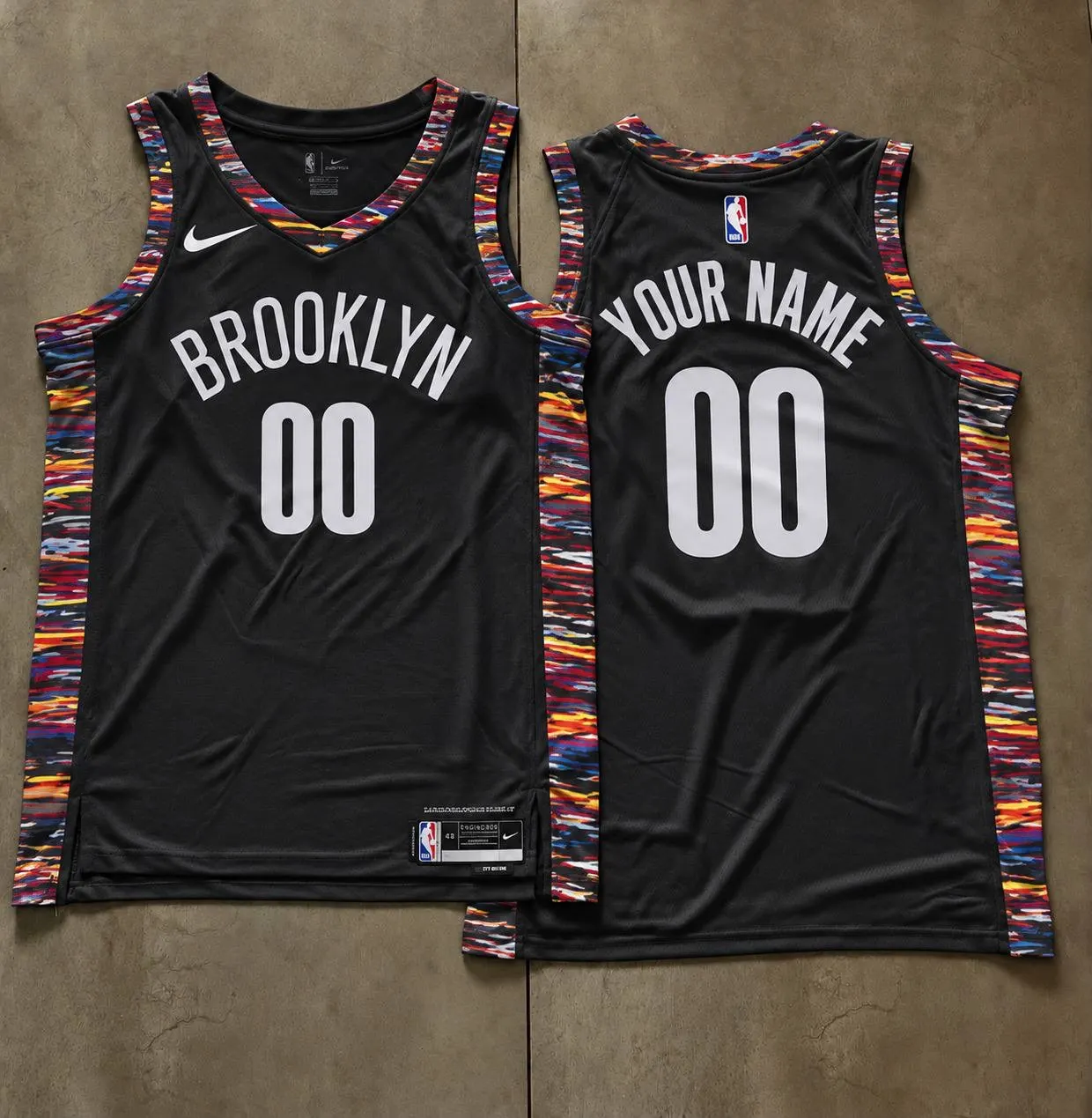 Black and Multicolor