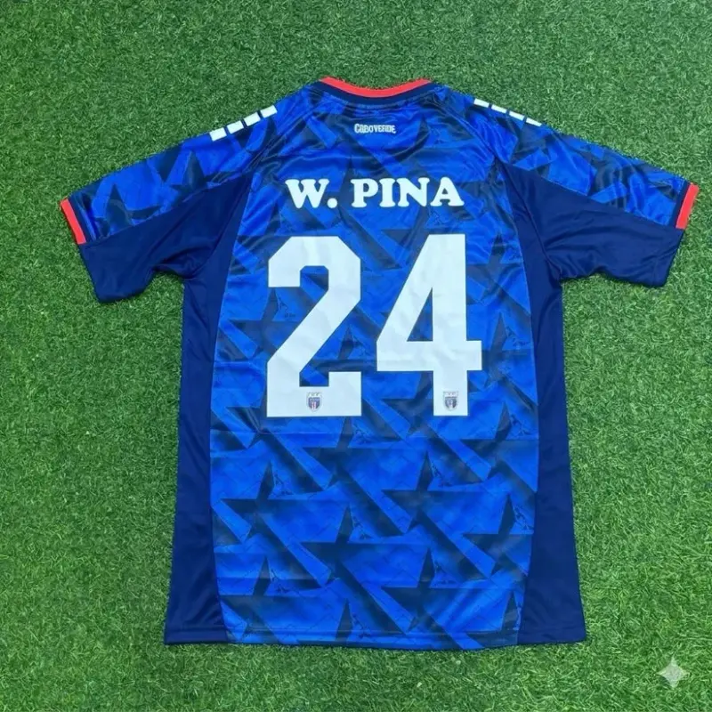 2026 WORLD CUP WAGNER PINA TEAM CAPE VERDE BLUE JERSEY