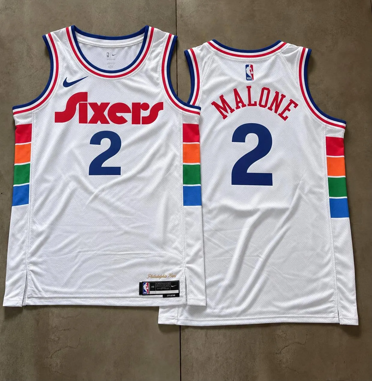 White and Multicolor