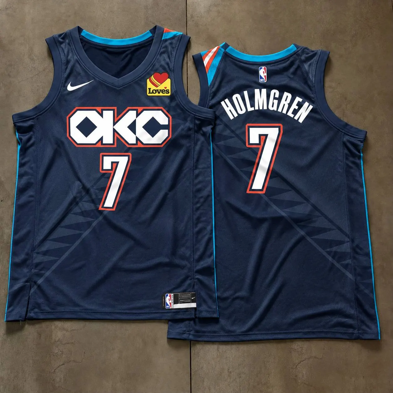 Oklahoma City Thunder Chet Holmgren Navy Jersey
