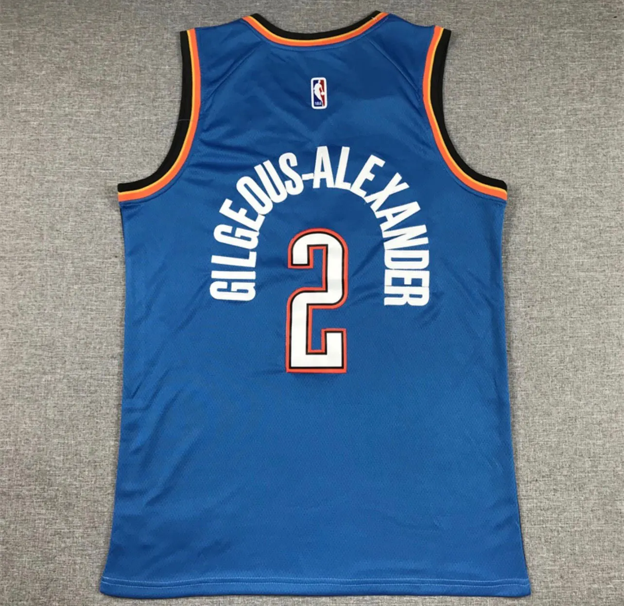 Shai Gilgeous-Alexander Blue Oklahoma City Thunder Jersey