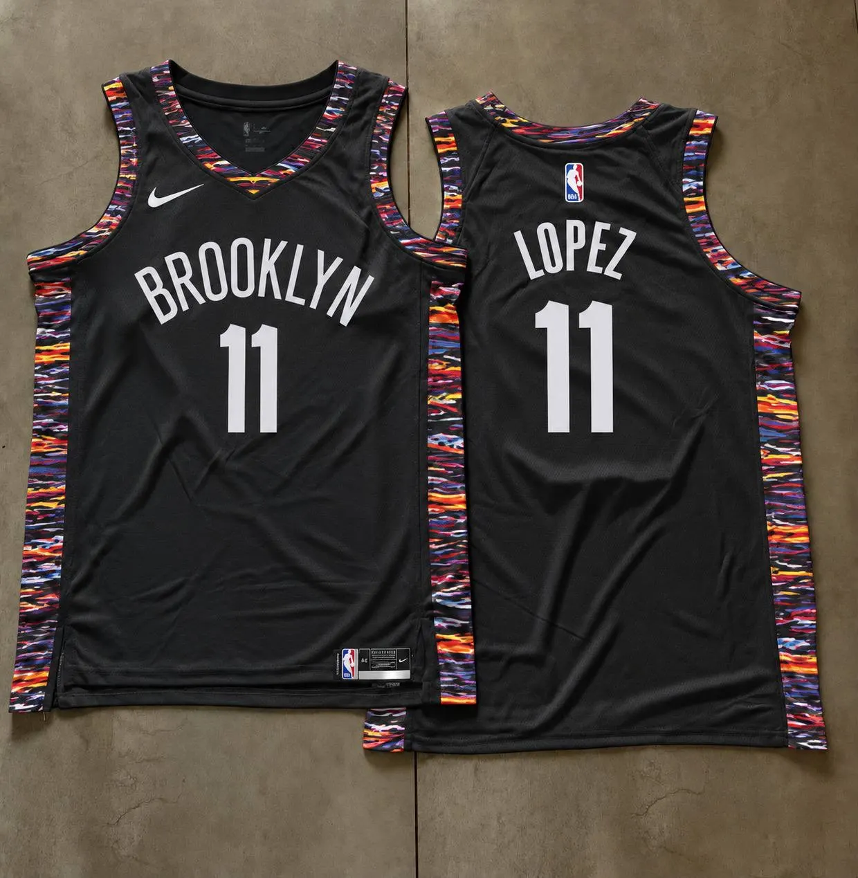 Black and Multicolor