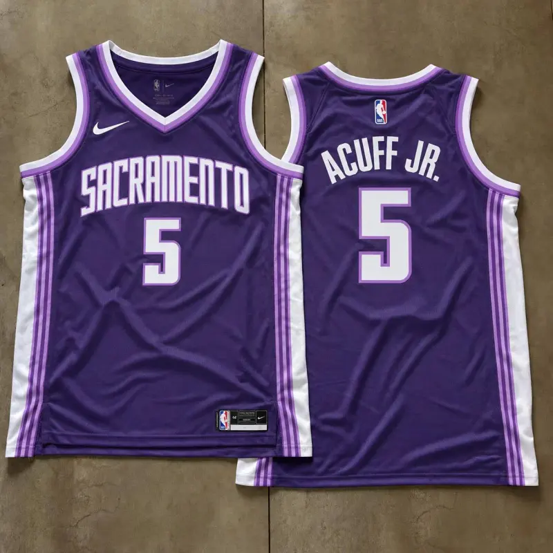 Sacramento Kings Darius Acuff Jr. Purple Jersey