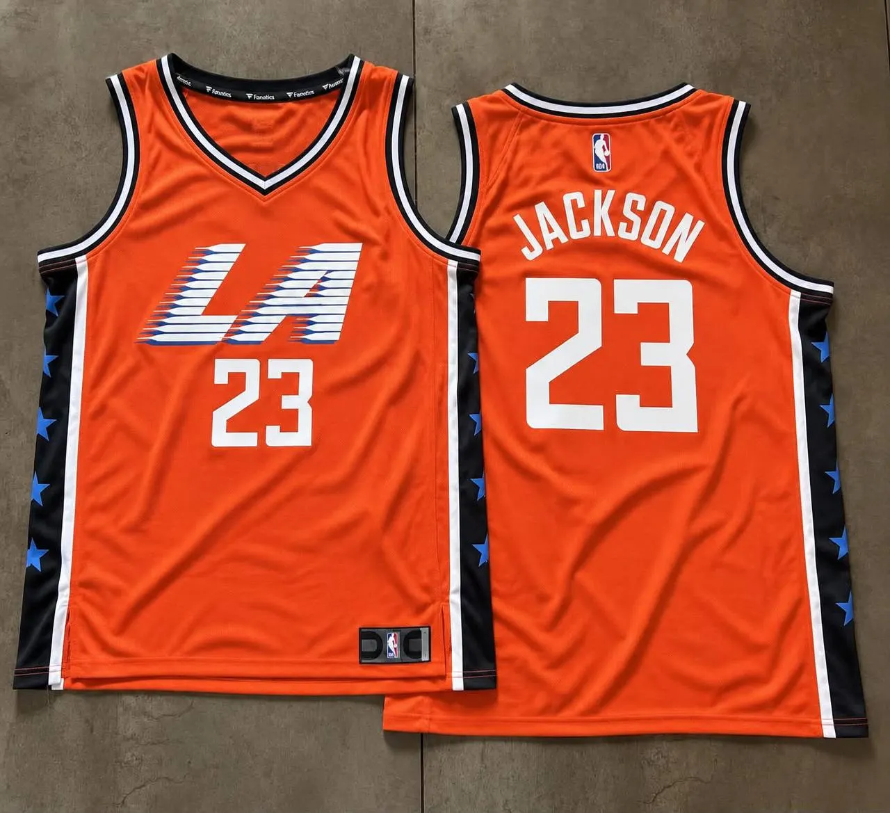Los Angeles Clippers Isaiah Jackson Orange Jersey