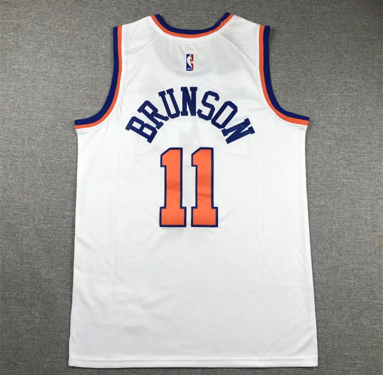 Jalen Brunson White New York Knicks Jersey
