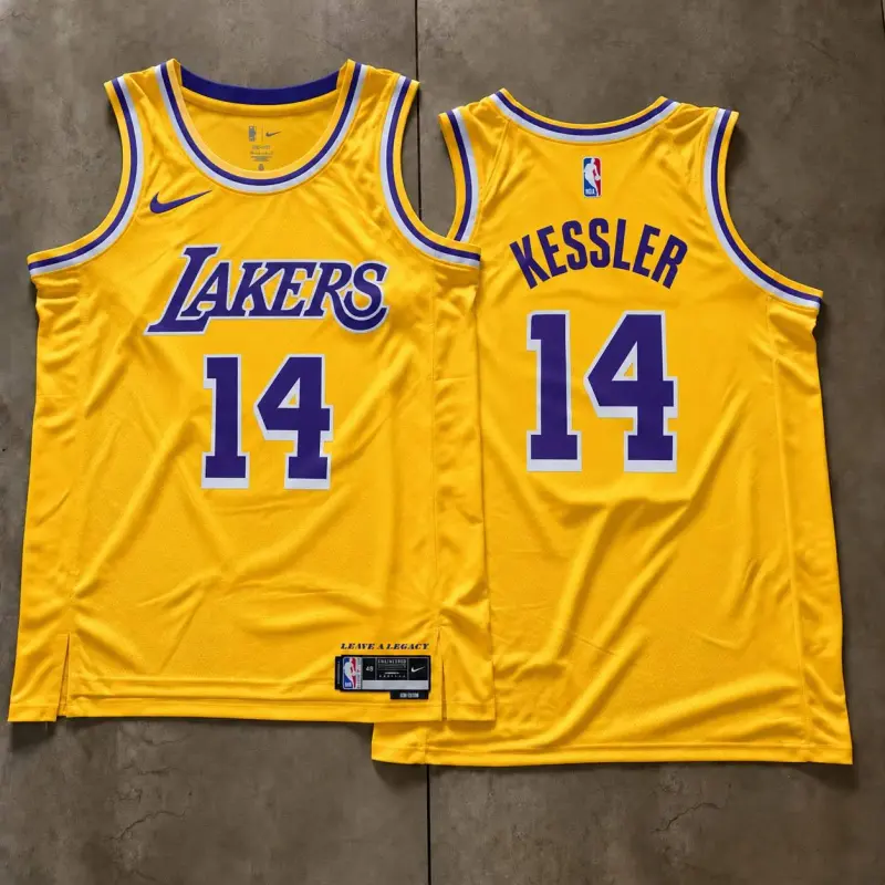 Los Angeles Lakers Walker Kessler Gold Jersey