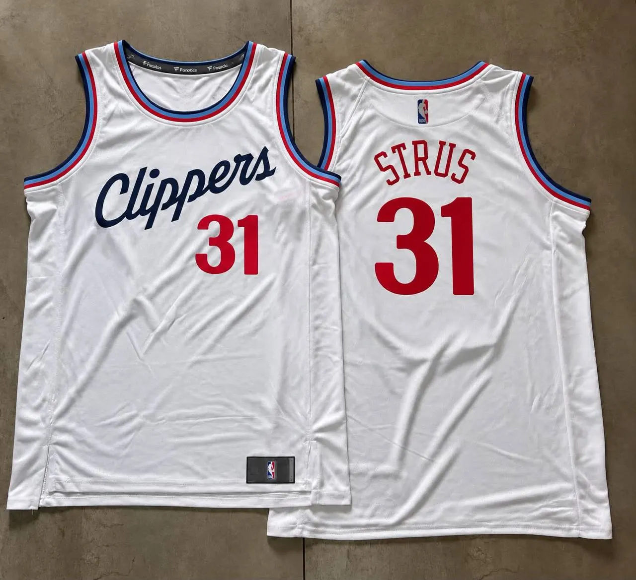 Los Angeles Clippers Max Strus White Jersey
