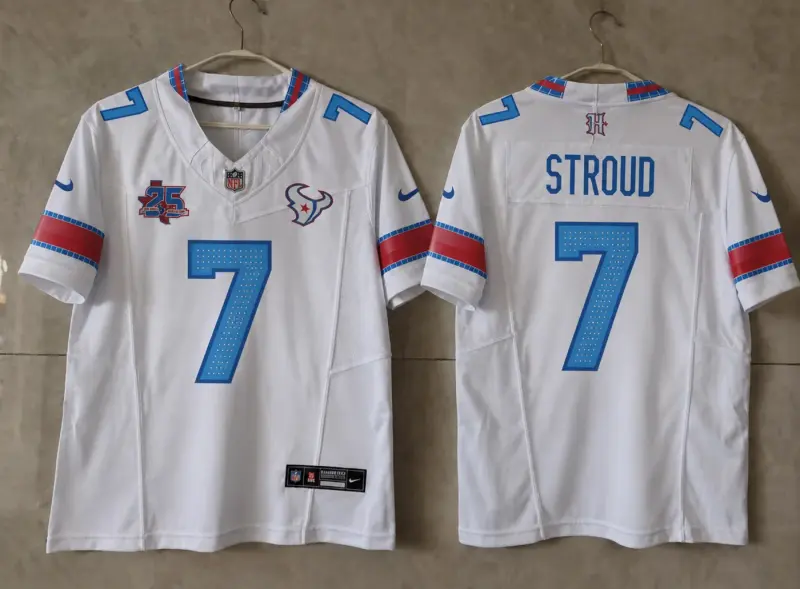 HOUSTON TEXANS CJ STROUD 25 YEAR ANNIVERSARY JERSEY