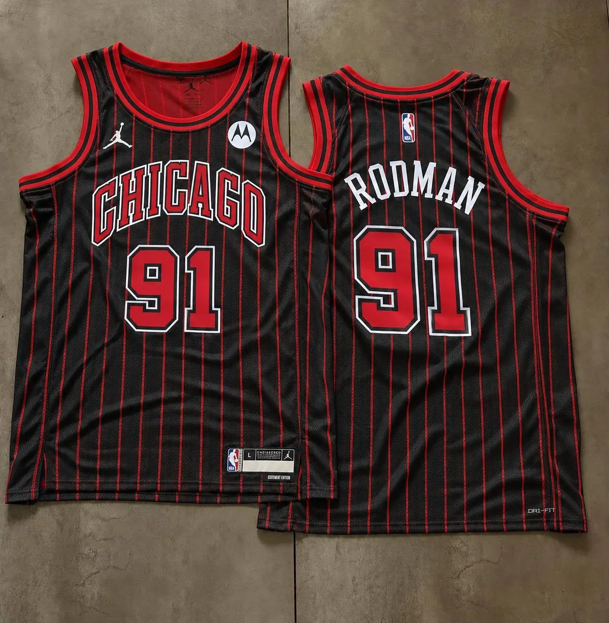 Black and Red (Striped)