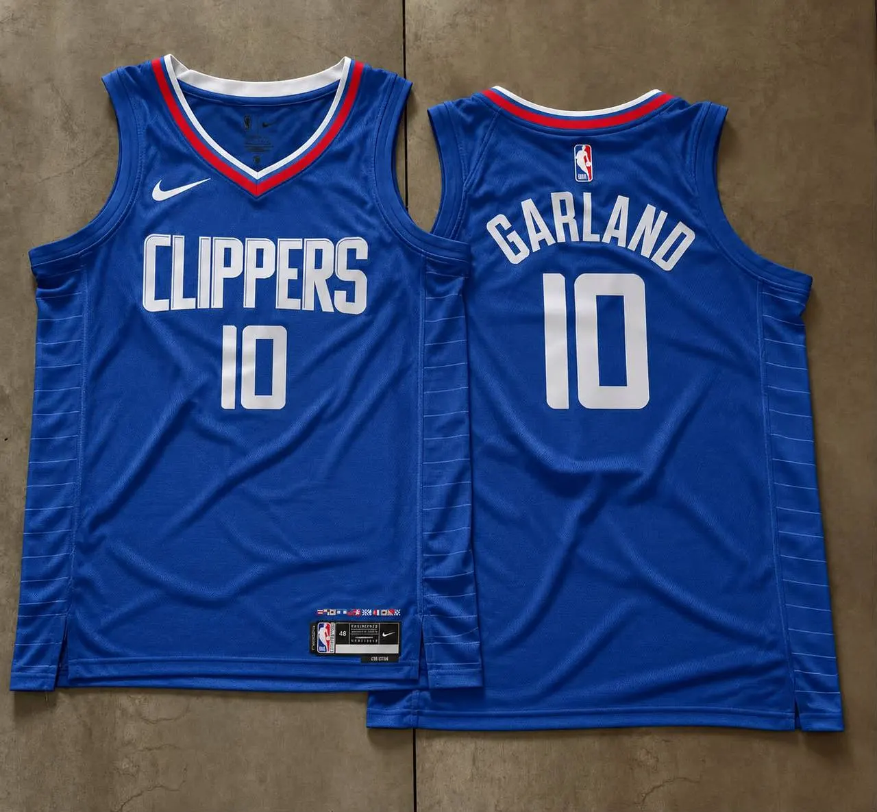 Los Angeles Clippers Darius Garland Blue Jersey