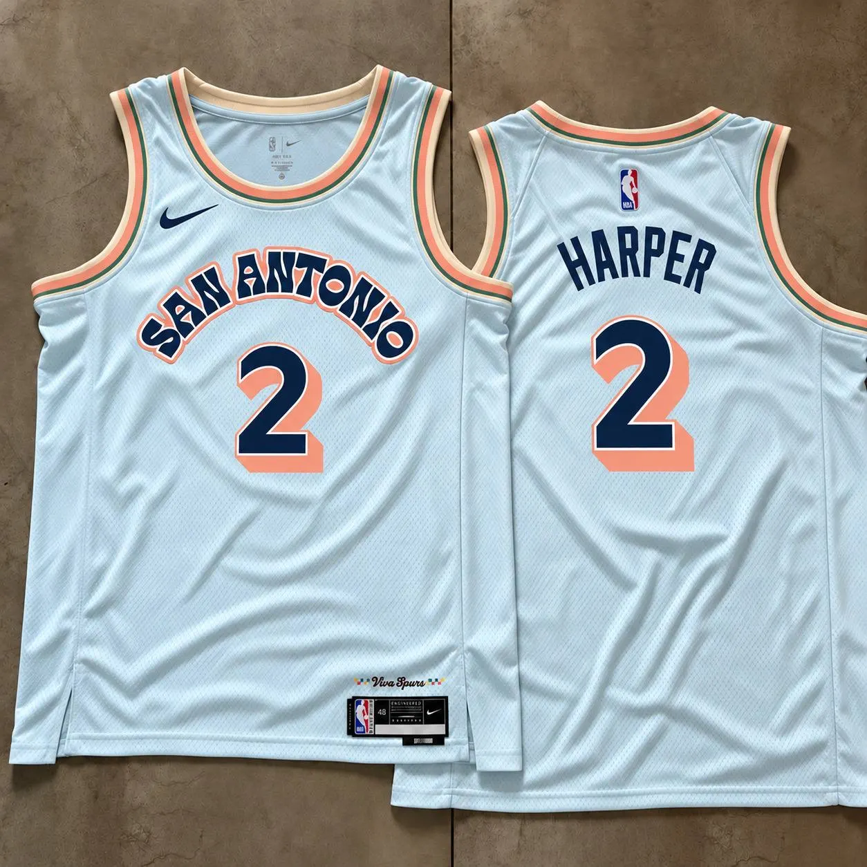 Light Blue and Orange