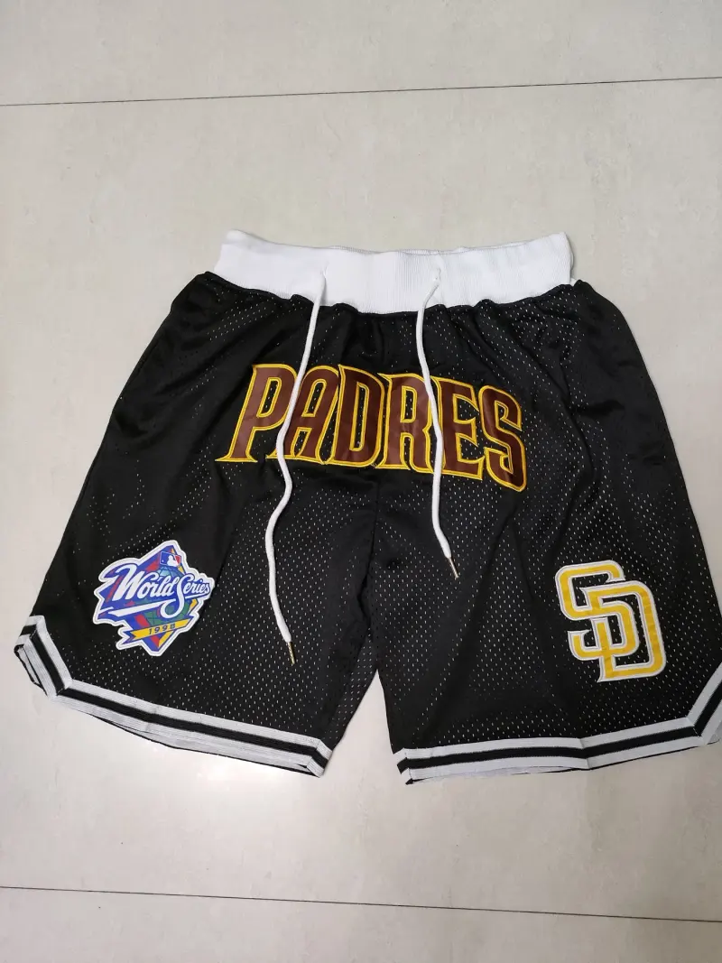 SAN DIEGO PADRES BLACK SHORTS