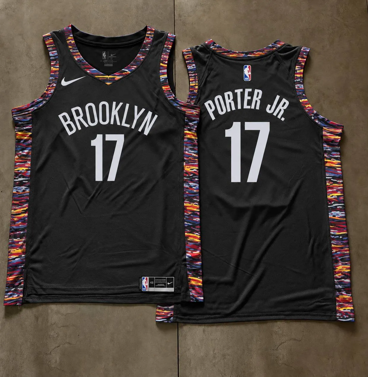 Black and Multicolor
