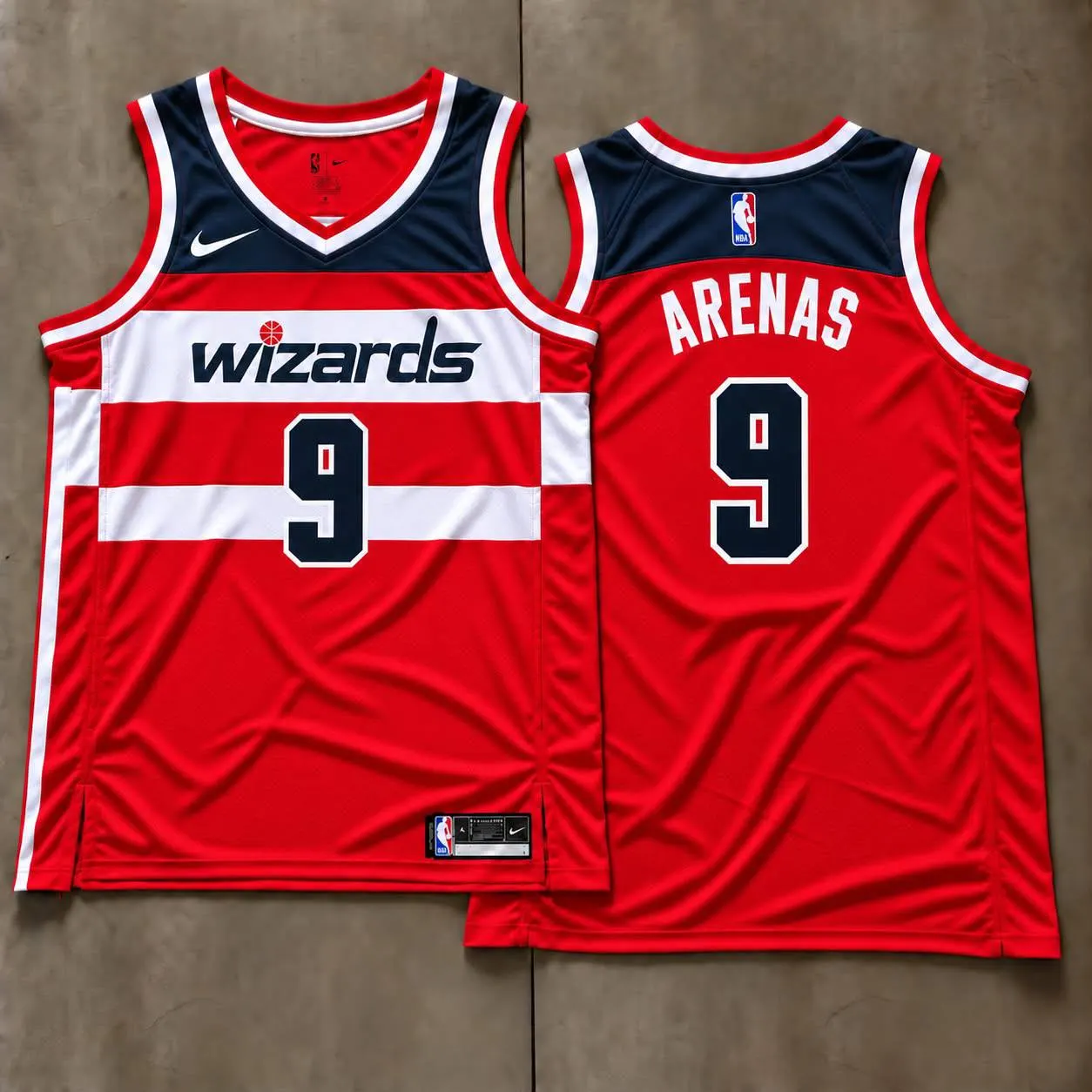 Washington Wizards Gilbert Arenas Red Jersey