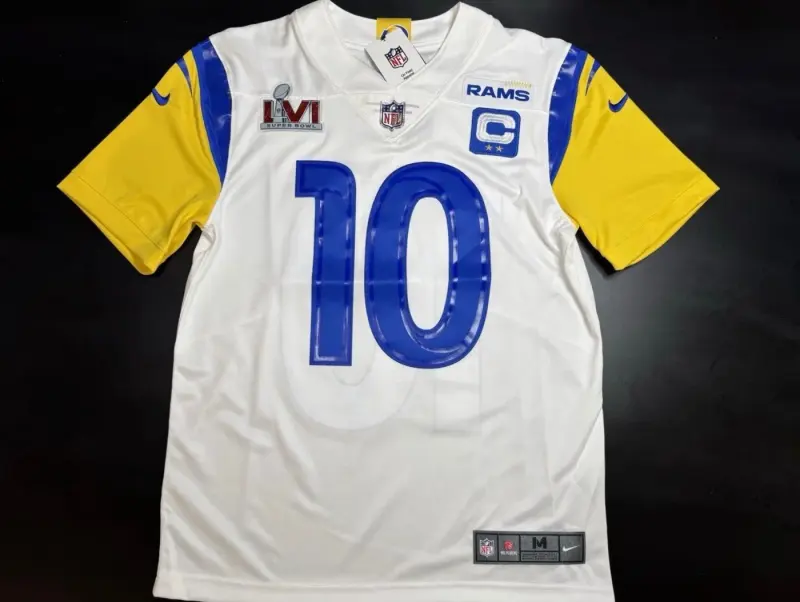 Los Angeles Rams Cooper Kupp White Super Bowl Jerseys