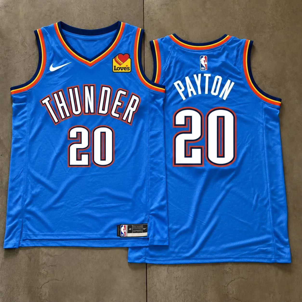 Oklahoma City Thunder Gary Payton Blue Jersey