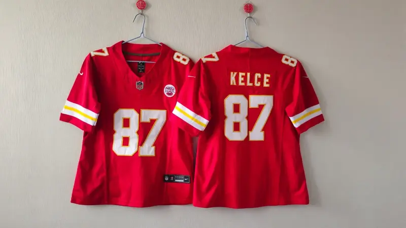 KANSAS CITY CHIEFS TRAVIS KELCE RED JERSEY