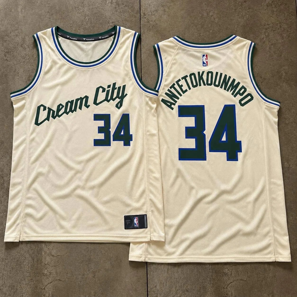 Cream and Green