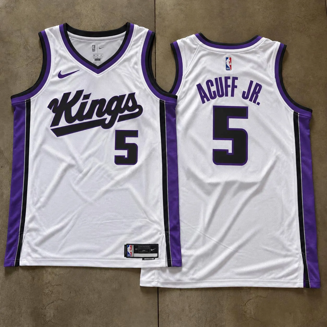 Sacramento Kings Darius Acuff Jr. White Jersey