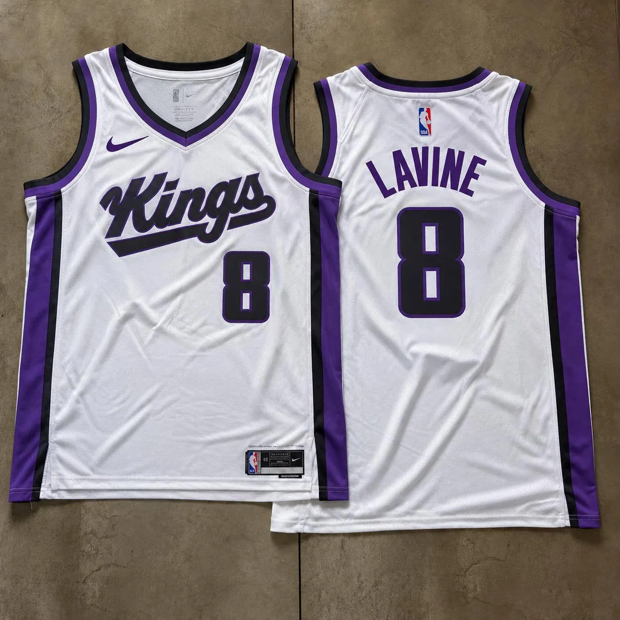 Sacramento Kings Zach LaVine White Jersey