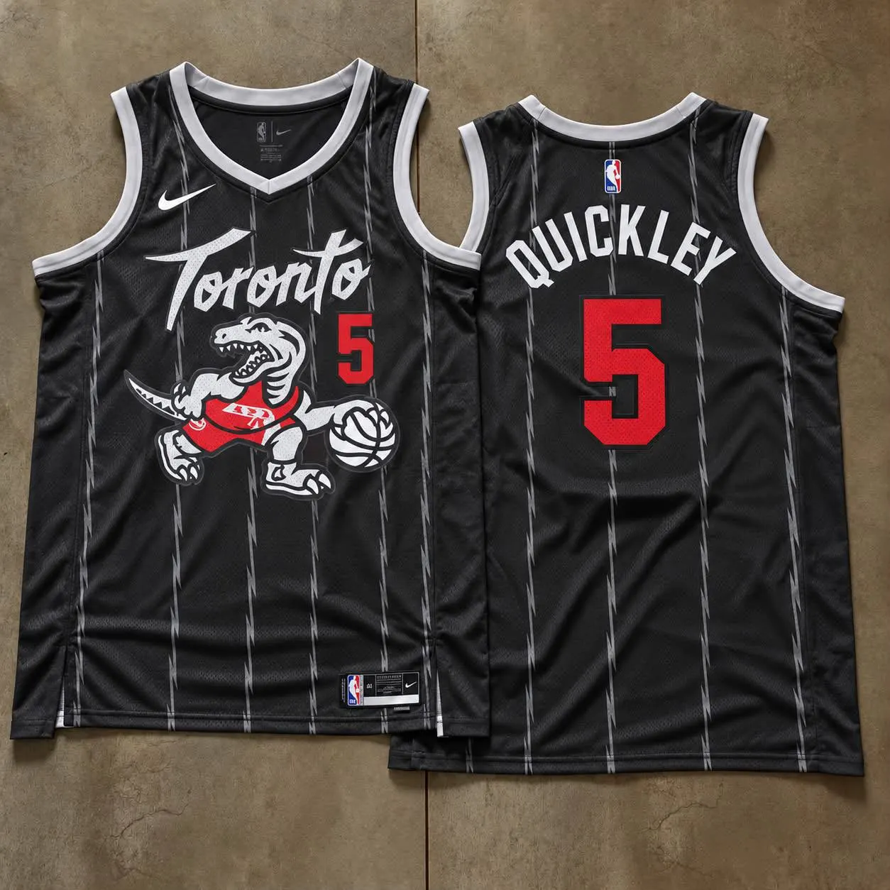 Toronto Raptors Immanuel Quickley Black Toronto Jersey