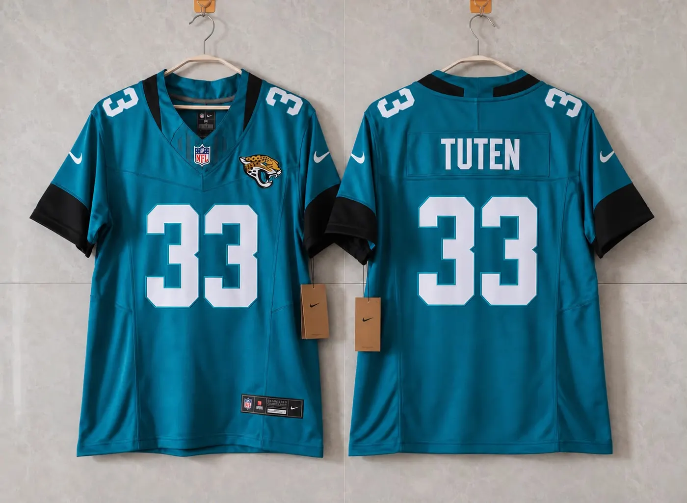JACKSONVILLE JAGUARS BHAYSHUL TUTEN JERSEY