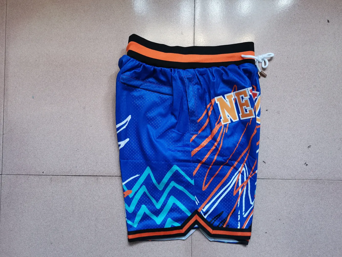 NEW YORK KNICKS BLUE SHORTS
